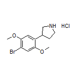 3-(4-Bromo-2,5-dimethoxyphenyl)pyrrolidine Hydrochloride