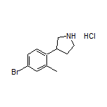 3-(4-Bromo-2-methylphenyl)pyrrolidine Hydrochloride