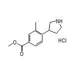 Methyl 3-Methyl-4-(pyrrolidin-3-yl)benzoate Hydrochloride