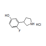 4-Fluoro-3-(3-pyrrolidinyl)phenol Hydrochloride