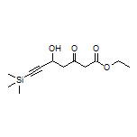 Ethyl 5-Hydroxy-3-oxo-7-(trimethylsilyl)-6-heptynoate