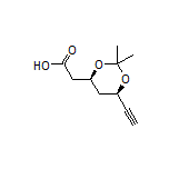 2-[(4S,6R)-6-Ethynyl-2,2-dimethyl-1,3-dioxan-4-yl]acetic Acid