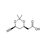 2-[(4R,6S)-6-Ethynyl-2,2-dimethyl-1,3-dioxan-4-yl]acetic Acid