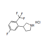 3-[5-Fluoro-2-(trifluoromethyl)phenyl]pyrrolidine Hydrochloride