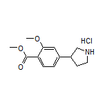 Methyl 2-Methoxy-4-(pyrrolidin-3-yl)benzoate Hydrochloride