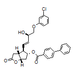 (3aR,4R,5R,6aS)-4-[(R,E)-4-(3-Chlorophenoxy)-3-hydroxybut-1-en-1-yl]-2-oxohexahydro-2H-cyclopenta[b]furan-5-yl [1,1’-Biphenyl]-4-carboxylate