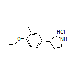 3-(4-Ethoxy-3-methylphenyl)pyrrolidine Hydrochloride