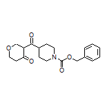 3-(1-Cbz-piperidine-4-carbonyl)dihydro-2H-pyran-4(3H)-one