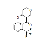 3-[2-(Trifluoromethyl)benzoyl]dihydro-2H-pyran-4(3H)-one