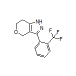 3-[2-(Trifluoromethyl)phenyl]-1,4,6,7-tetrahydropyrano[4,3-c]pyrazole