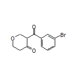 3-(3-Bromobenzoyl)dihydro-2H-pyran-4(3H)-one