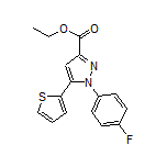 Ethyl 1-(4-Fluorophenyl)-5-(2-thienyl)-1H-pyrazole-3-carboxylate