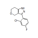 3-(2-Chloro-4-fluorophenyl)-1,4,6,7-tetrahydropyrano[4,3-c]pyrazole