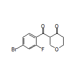 3-(4-Bromo-2-fluorobenzoyl)dihydro-2H-pyran-4(3H)-one