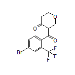 3-[4-Bromo-2-(trifluoromethyl)benzoyl]dihydro-2H-pyran-4(3H)-one