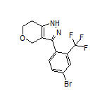 3-[4-Bromo-2-(trifluoromethyl)phenyl]-1,4,6,7-tetrahydropyrano[4,3-c]pyrazole