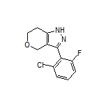 3-(2-Chloro-6-fluorophenyl)-1,4,6,7-tetrahydropyrano[4,3-c]pyrazole