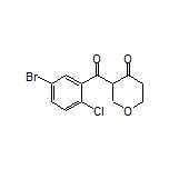 3-(5-Bromo-2-chlorobenzoyl)dihydro-2H-pyran-4(3H)-one