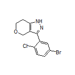 3-(5-Bromo-2-chlorophenyl)-1,4,6,7-tetrahydropyrano[4,3-c]pyrazole