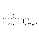 3-[3-(4-Methoxyphenyl)propanoyl]dihydro-2H-pyran-4(3H)-one