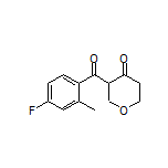 3-(4-Fluoro-2-methylbenzoyl)dihydro-2H-pyran-4(3H)-one