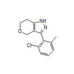 3-(2-Chloro-6-methylphenyl)-1,4,6,7-tetrahydropyrano[4,3-c]pyrazole