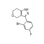 3-(2-Bromo-4-fluorophenyl)-1,4,6,7-tetrahydropyrano[4,3-c]pyrazole