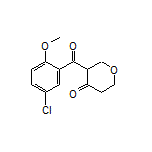 3-(5-Chloro-2-methoxybenzoyl)dihydro-2H-pyran-4(3H)-one