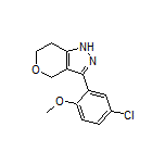 3-(5-Chloro-2-methoxyphenyl)-1,4,6,7-tetrahydropyrano[4,3-c]pyrazole