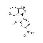 3-(2-Methoxy-4-nitrophenyl)-1,4,6,7-tetrahydropyrano[4,3-c]pyrazole