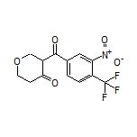 3-[3-Nitro-4-(trifluoromethyl)benzoyl]dihydro-2H-pyran-4(3H)-one