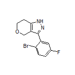 3-(2-Bromo-5-fluorophenyl)-1,4,6,7-tetrahydropyrano[4,3-c]pyrazole