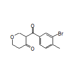 3-(3-Bromo-4-methylbenzoyl)dihydro-2H-pyran-4(3H)-one