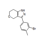 3-(3-Bromo-4-methylphenyl)-1,4,6,7-tetrahydropyrano[4,3-c]pyrazole