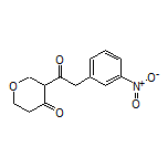 3-[2-(3-Nitrophenyl)acetyl]dihydro-2H-pyran-4(3H)-one