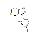 3-(4-Iodo-2-methylphenyl)-1,4,6,7-tetrahydropyrano[4,3-c]pyrazole