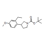 1-Boc-3-(2-ethyl-4-methoxyphenyl)pyrrolidine