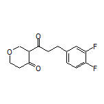 3-[3-(3,4-Difluorophenyl)propanoyl]dihydro-2H-pyran-4(3H)-one