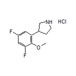 3-(3,5-Difluoro-2-methoxyphenyl)pyrrolidine Hydrochloride