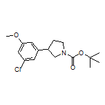 1-Boc-3-(3-chloro-5-methoxyphenyl)pyrrolidine