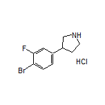 3-(4-Bromo-3-fluorophenyl)pyrrolidine Hydrochloride