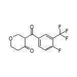 3-[4-Fluoro-3-(trifluoromethyl)benzoyl]dihydro-2H-pyran-4(3H)-one