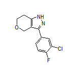 3-(3-Chloro-4-fluorophenyl)-1,4,6,7-tetrahydropyrano[4,3-c]pyrazole