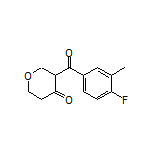 3-(4-Fluoro-3-methylbenzoyl)dihydro-2H-pyran-4(3H)-one