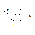 3-[3-Fluoro-5-(trifluoromethyl)benzoyl]dihydro-2H-pyran-4(3H)-one