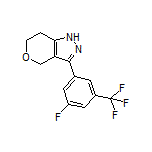 3-[3-Fluoro-5-(trifluoromethyl)phenyl]-1,4,6,7-tetrahydropyrano[4,3-c]pyrazole