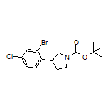 1-Boc-3-(2-bromo-4-chlorophenyl)pyrrolidine