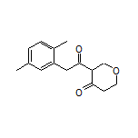 3-[2-(2,5-Dimethylphenyl)acetyl]dihydro-2H-pyran-4(3H)-one