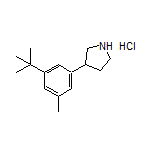 3-[3-(tert-Butyl)-5-methylphenyl]pyrrolidine Hydrochloride