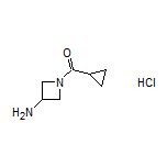 (3-Aminoazetidin-1-yl)(cyclopropyl)methanone Hydrochloride